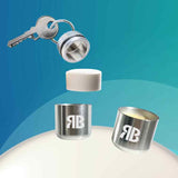 Porte-clés baume à lèvres  : menthe poivrée